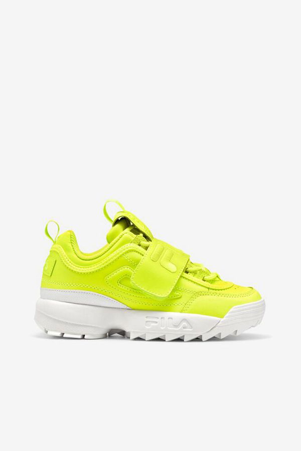 Zapatillas Fila Mujer Amarillo / Amarillo / Blancas - Disruptor 2 Applique - España 875234GQH